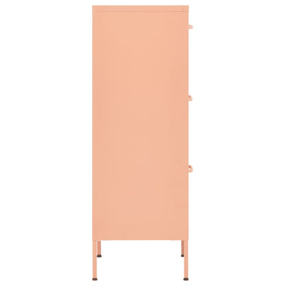Lagerschrank Rosa 42,5x35x101,5 cm Stahl - Pazzar.ch