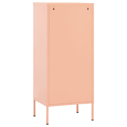 Lagerschrank Rosa 42,5x35x101,5 cm Stahl - Pazzar.ch