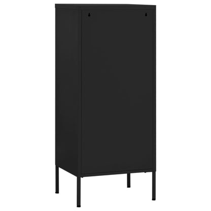 Lagerschrank Schwarz 42,5x35x101,5 cm Stahl - Pazzar.ch