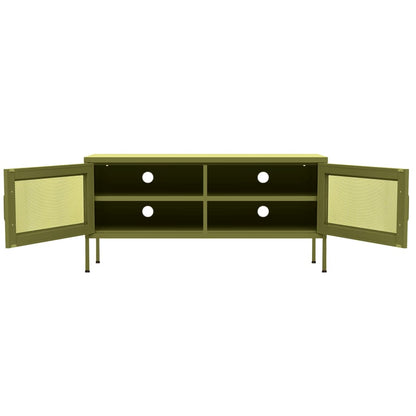TV-Schrank Olivgrün 105x35x50 cm Stahl - Pazzar.ch
