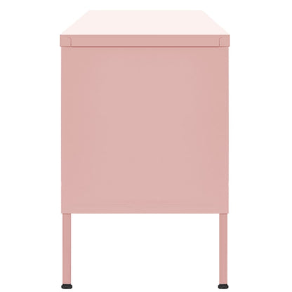 TV-Schrank Rosa 105x35x50 cm Stahl - Pazzar.ch