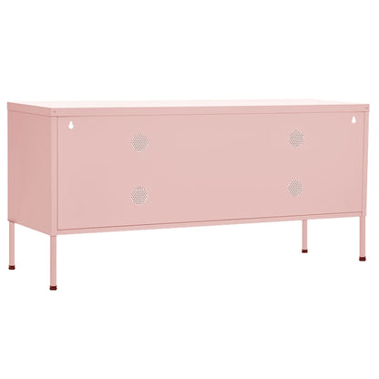 TV-Schrank Rosa 105x35x50 cm Stahl - Pazzar.ch
