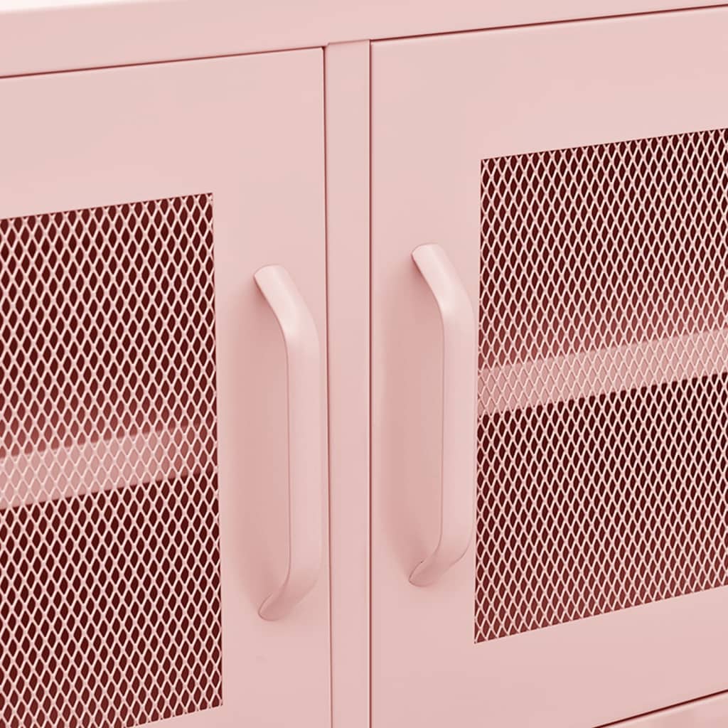 TV-Schrank Rosa 105x35x50 cm Stahl - Pazzar.ch