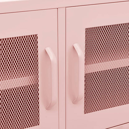 TV-Schrank Rosa 105x35x50 cm Stahl - Pazzar.ch