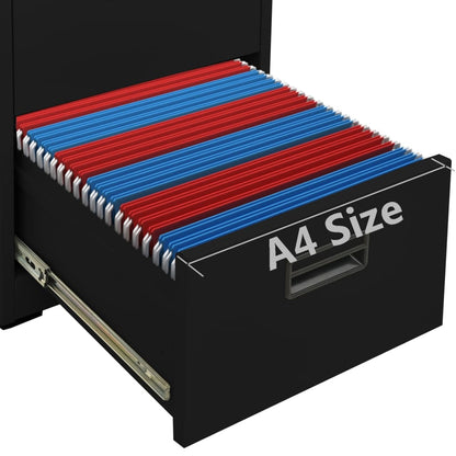 Aktenschrank Schwarz 46x62x102,5 cm Stahl - Pazzar.ch