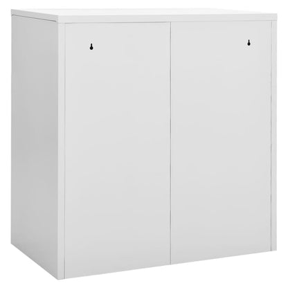 Schließfachschrank Hellgrau 90x45x92,5 cm Stahl - Pazzar.ch