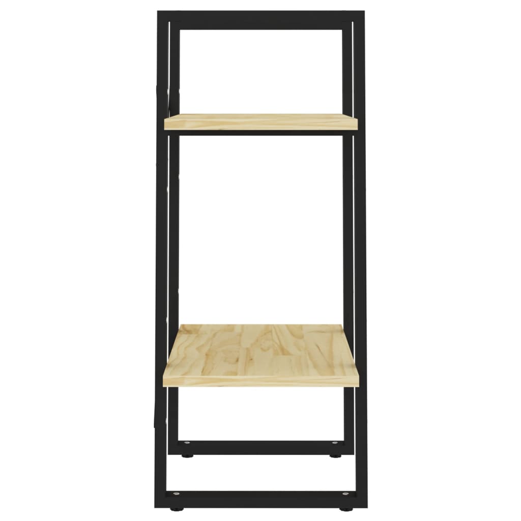 Bücherregal 2 Böden 40x30x70 cm Massivholz Kiefer - Pazzar.ch