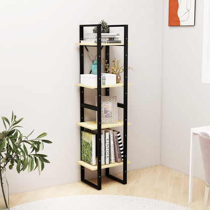 Bücherregal 4 Böden 40x30x140 cm Massivholz Kiefer - Pazzar.ch