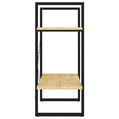 Bücherregal 2 Böden 60x30x70 cm Massivholz Kiefer - Pazzar.ch