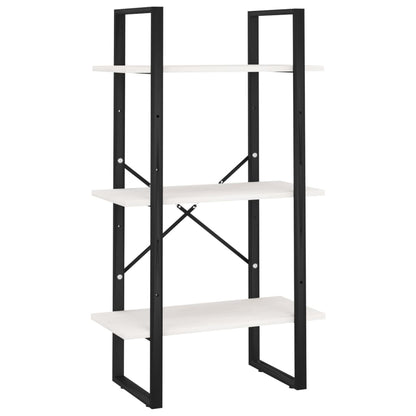 Lagerregal Weiß 60x30x105 cm Massivholz Kiefer - Pazzar.ch