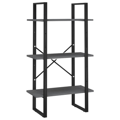 Lagerregal Grau 60x30x105 cm Massivholz Kiefer - Pazzar.ch