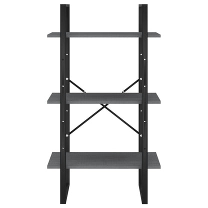 Lagerregal Grau 60x30x105 cm Massivholz Kiefer - Pazzar.ch