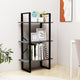 Standregal Grau 60x30x105 cm Massivholz Kiefer