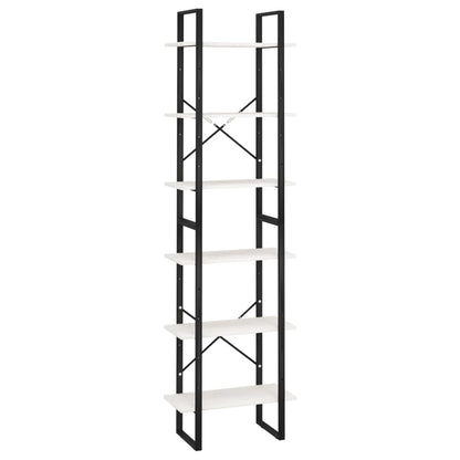 Lagerregal Weiß 60x30x210 cm Massivholz Kiefer - Pazzar.ch