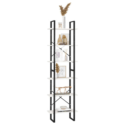Lagerregal Weiß 60x30x210 cm Massivholz Kiefer - Pazzar.ch