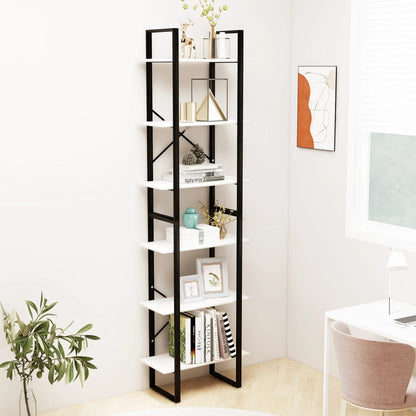 Lagerregal Weiß 60x30x210 cm Massivholz Kiefer - Pazzar.ch