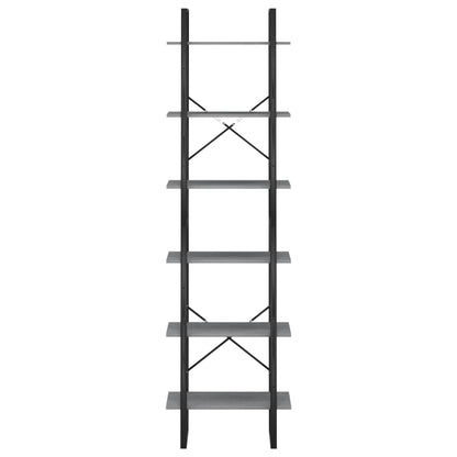 Lagerregal Grau 60x30x210 cm Massivholz Kiefer - Pazzar.ch