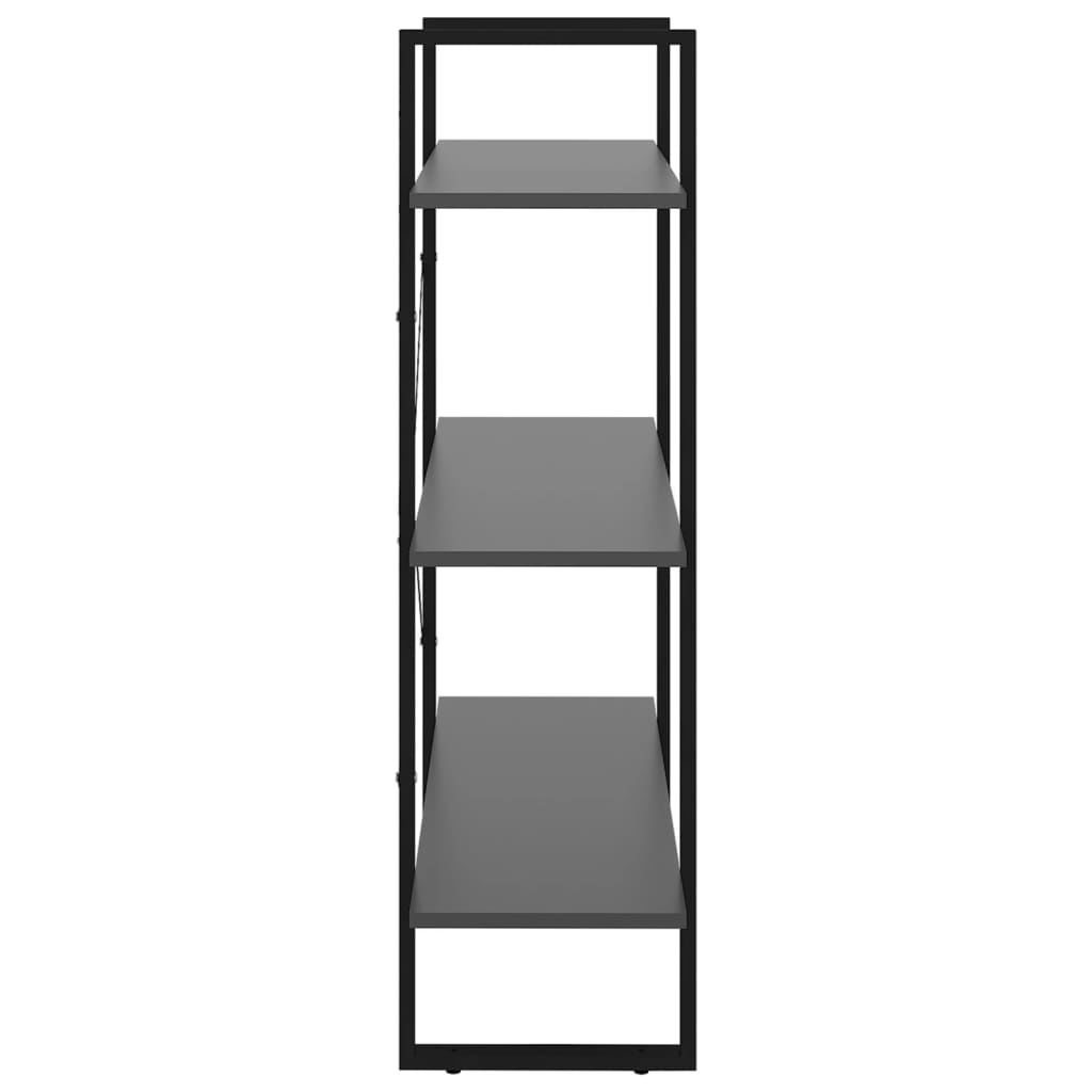 Bücherregal Grau 80x30x105 cm Holzwerkstoff - Pazzar.ch