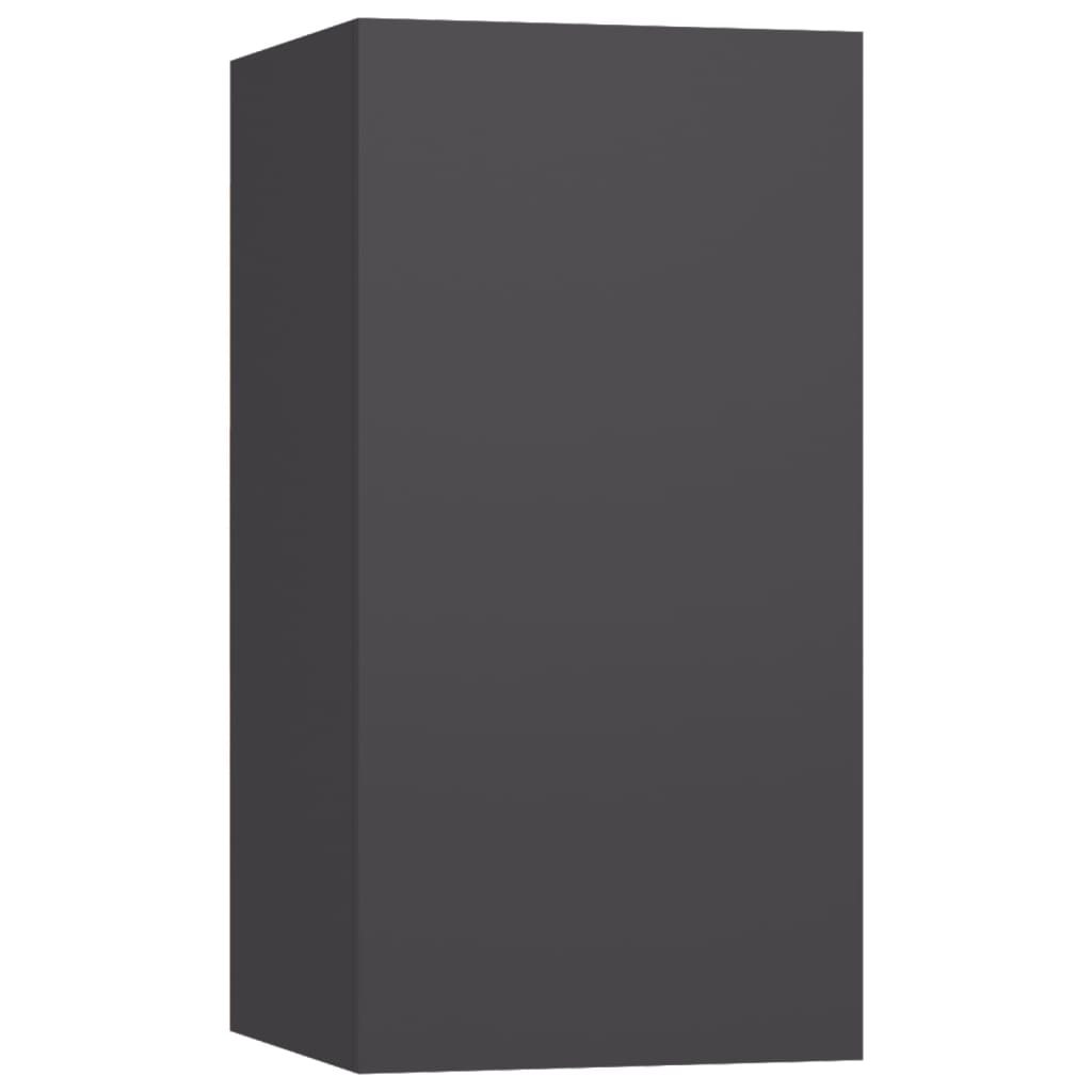 TV-Schränke 4 Stk. Grau 30,5x30x60 cm Holzwerkstoff
