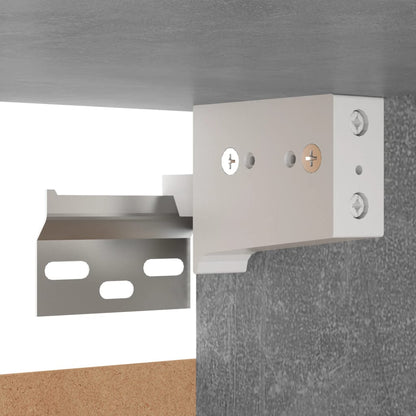 7-tlg. TV-Schrank-Set Betongrau Holzwerkstoff - Pazzar.ch