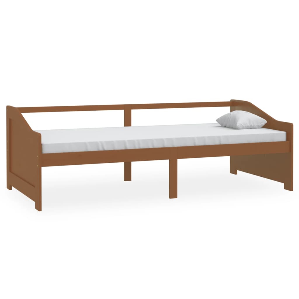 Tagesbett 3-Sitzer Honigbraun Massivholz Kiefer 90x200 cm - Pazzar.ch