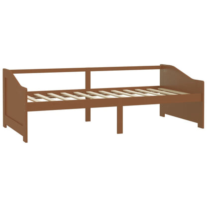 Tagesbett 3-Sitzer Honigbraun Massivholz Kiefer 90x200 cm - Pazzar.ch