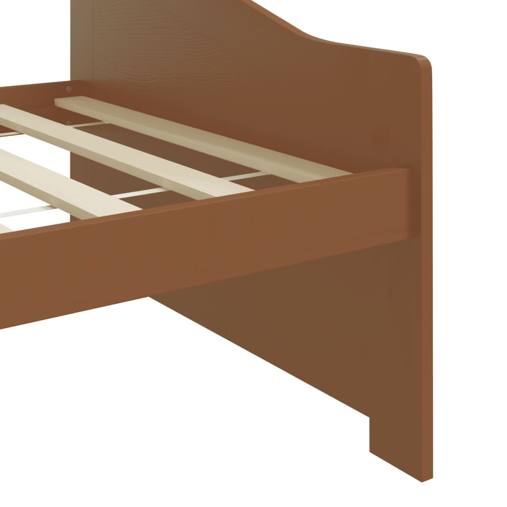 Tagesbett 3-Sitzer Honigbraun Massivholz Kiefer 90x200 cm - Pazzar.ch