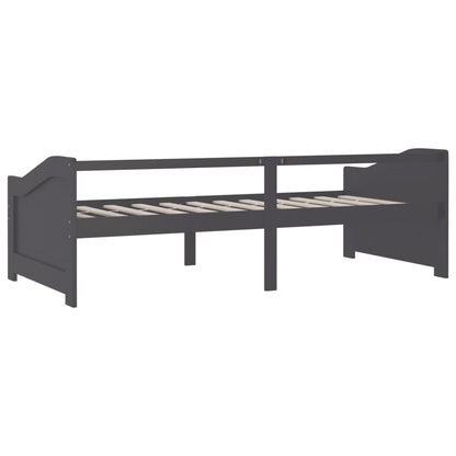 Tagesbett 3-Sitzer Dunkelgrau Massivholz Kiefer 90x200 cm - Pazzar.ch