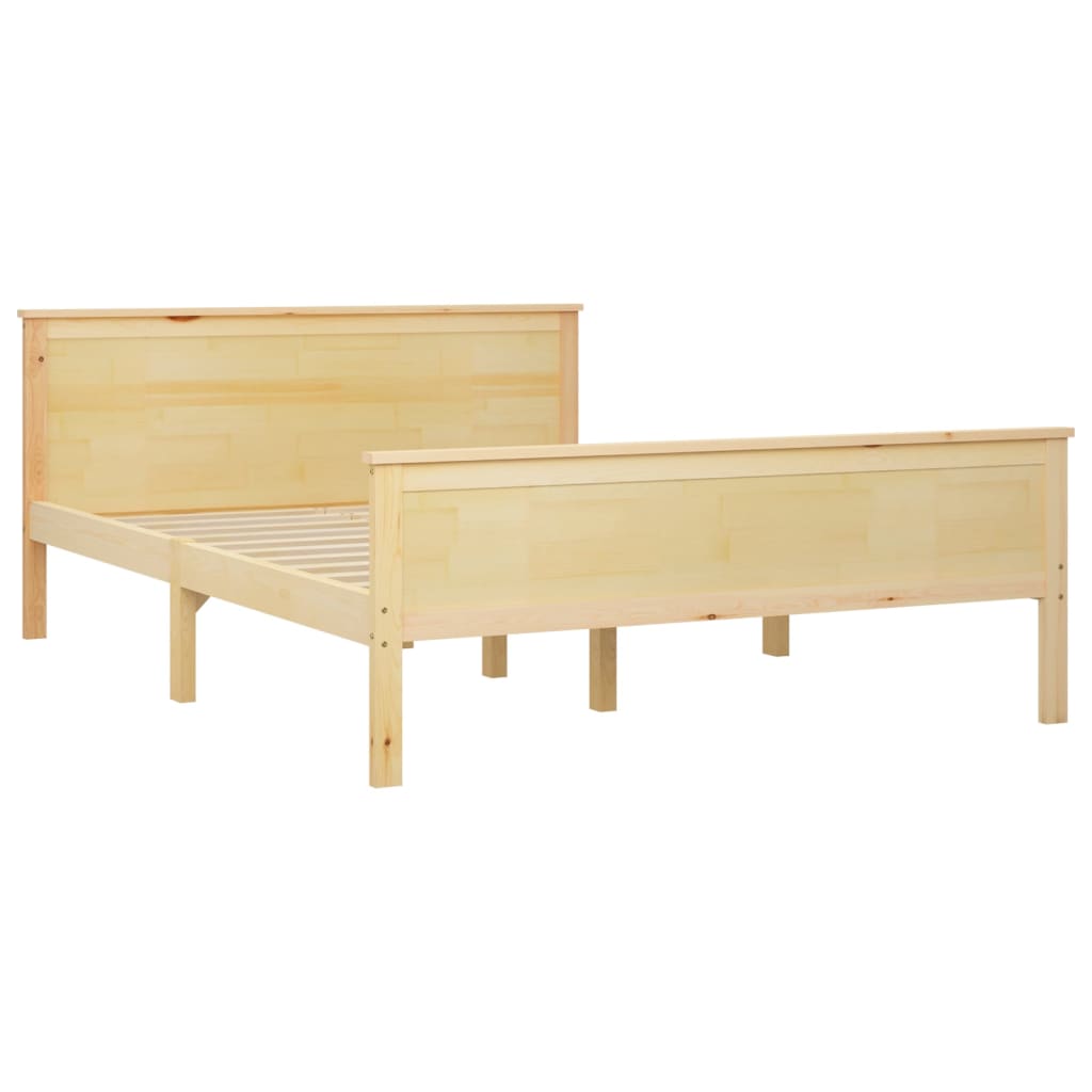 Massivholzbett ohne Matratze 120x200 cm Kiefernholz