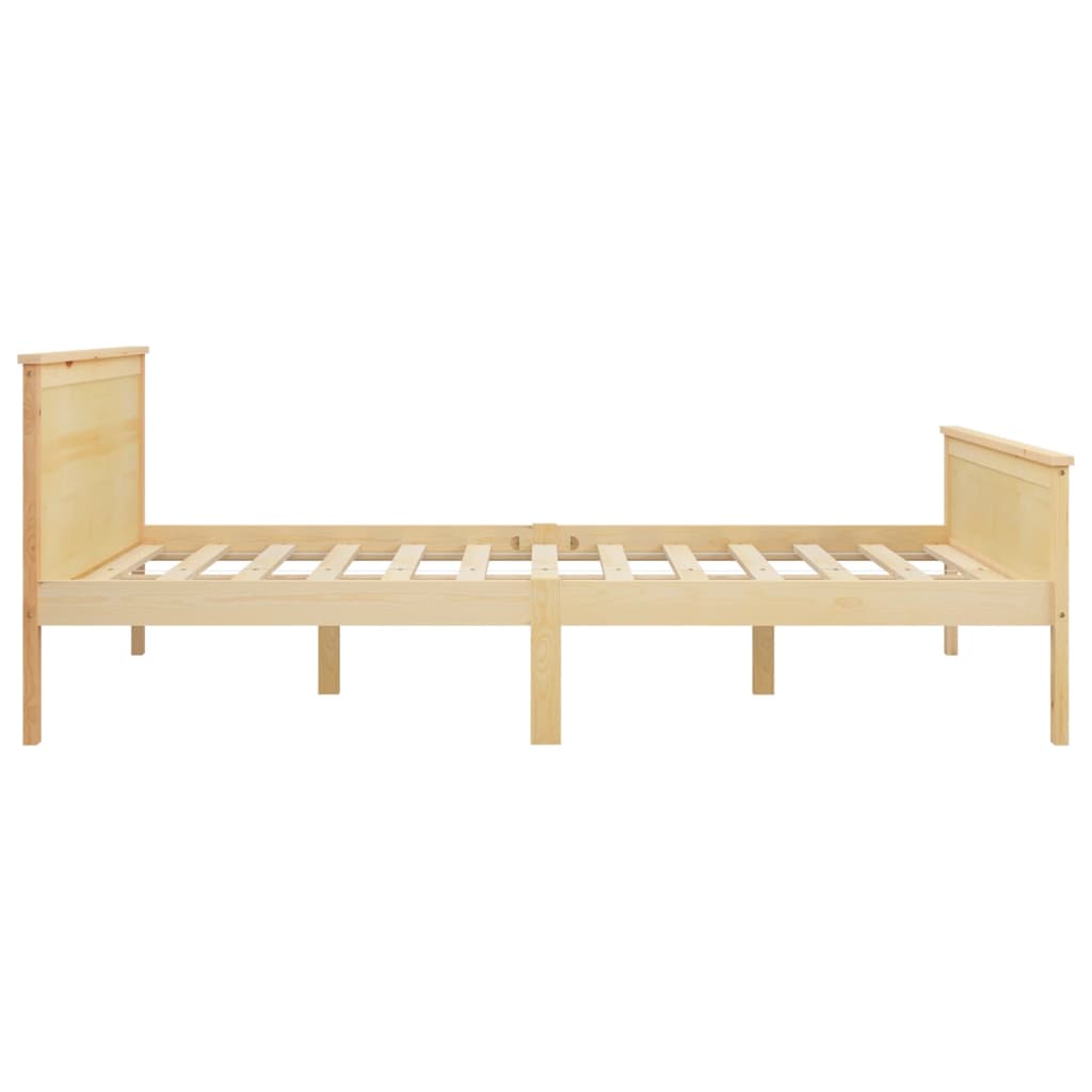 Massivholzbett ohne Matratze 120x200 cm Kiefernholz