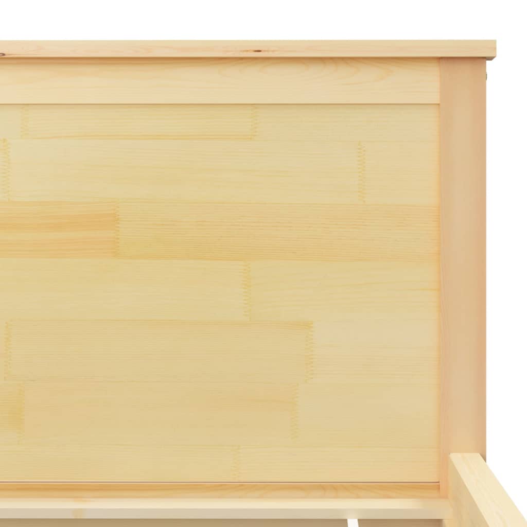 Massivholzbett ohne Matratze 120x200 cm Kiefernholz