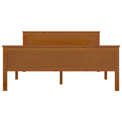 Massivholzbett Honigbraun Kiefernholz 120x200 cm - Pazzar.ch