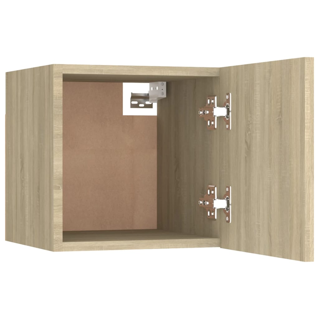Nachttisch Sonoma-Eiche 30,5x30x30 cm Holzwerkstoff - Pazzar.ch