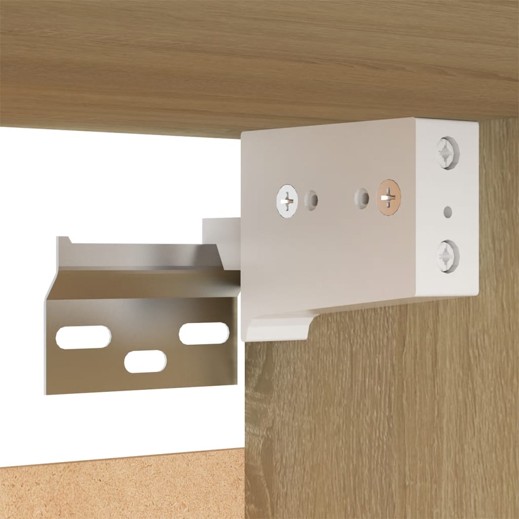 Nachttisch Sonoma-Eiche 30,5x30x30 cm Holzwerkstoff - Pazzar.ch