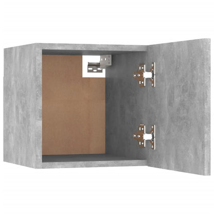 Nachttisch Betongrau 30,5x30x30 cm Holzwerkstoff - Pazzar.ch