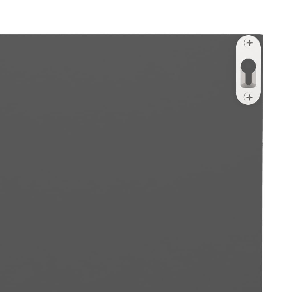 Wandregale 4 Stk. Grau 40x11,5x18 cm Holzwerkstoff - Pazzar.ch