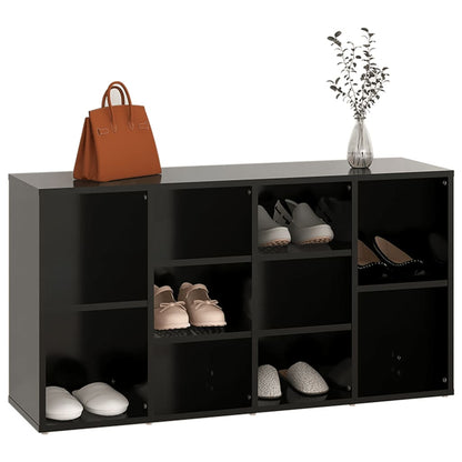 Schuhbank Schwarz 103x30x54,5 cm Holzwerkstoff - Pazzar.ch