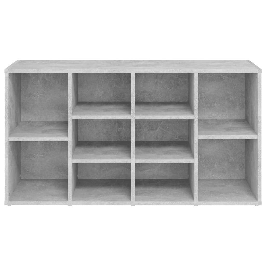 Schuhbank Betongrau 103x30x54,5 cm Holzwerkstoff - Pazzar.ch