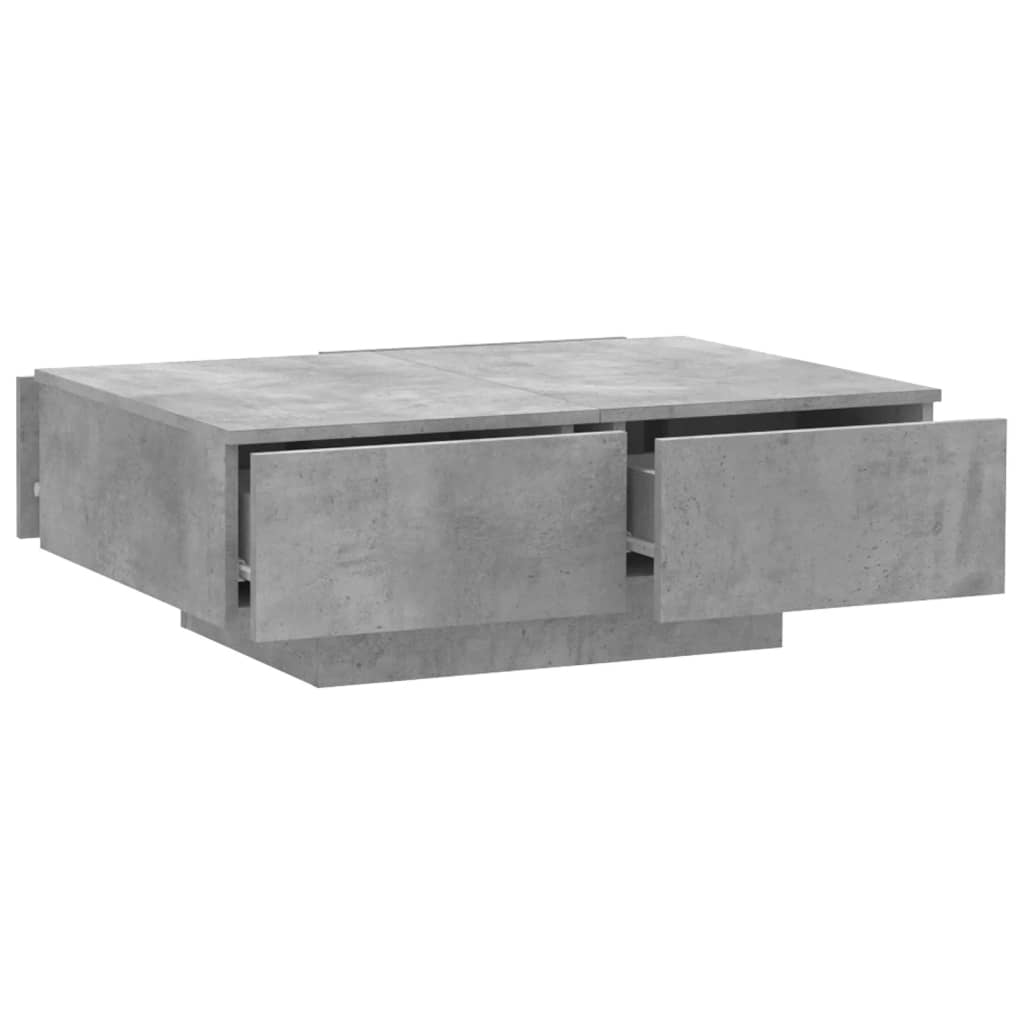 Couchtisch Betongrau 90x60x31 cm Holzwerkstoff - Pazzar.ch