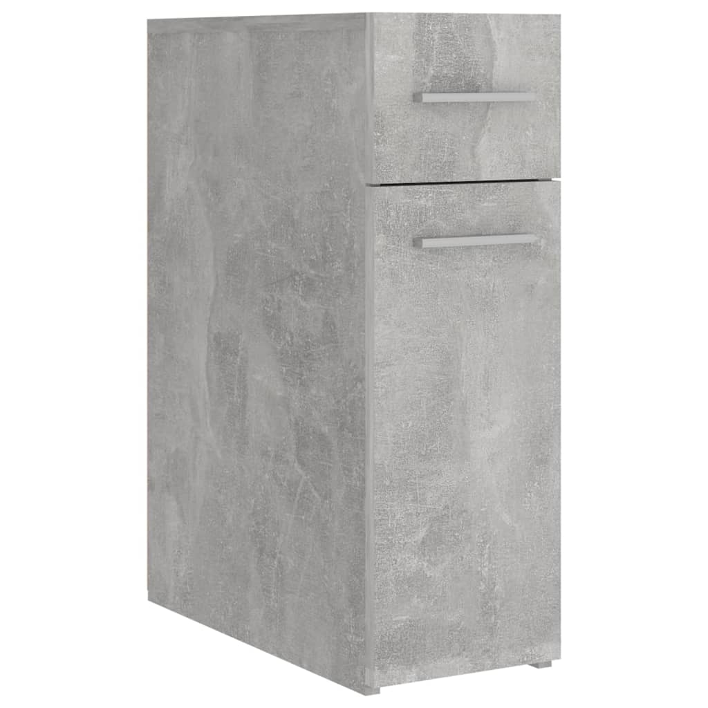 Apothekerschrank Betongrau 20x45,5x60 cm Holzwerkstoff - Pazzar.ch