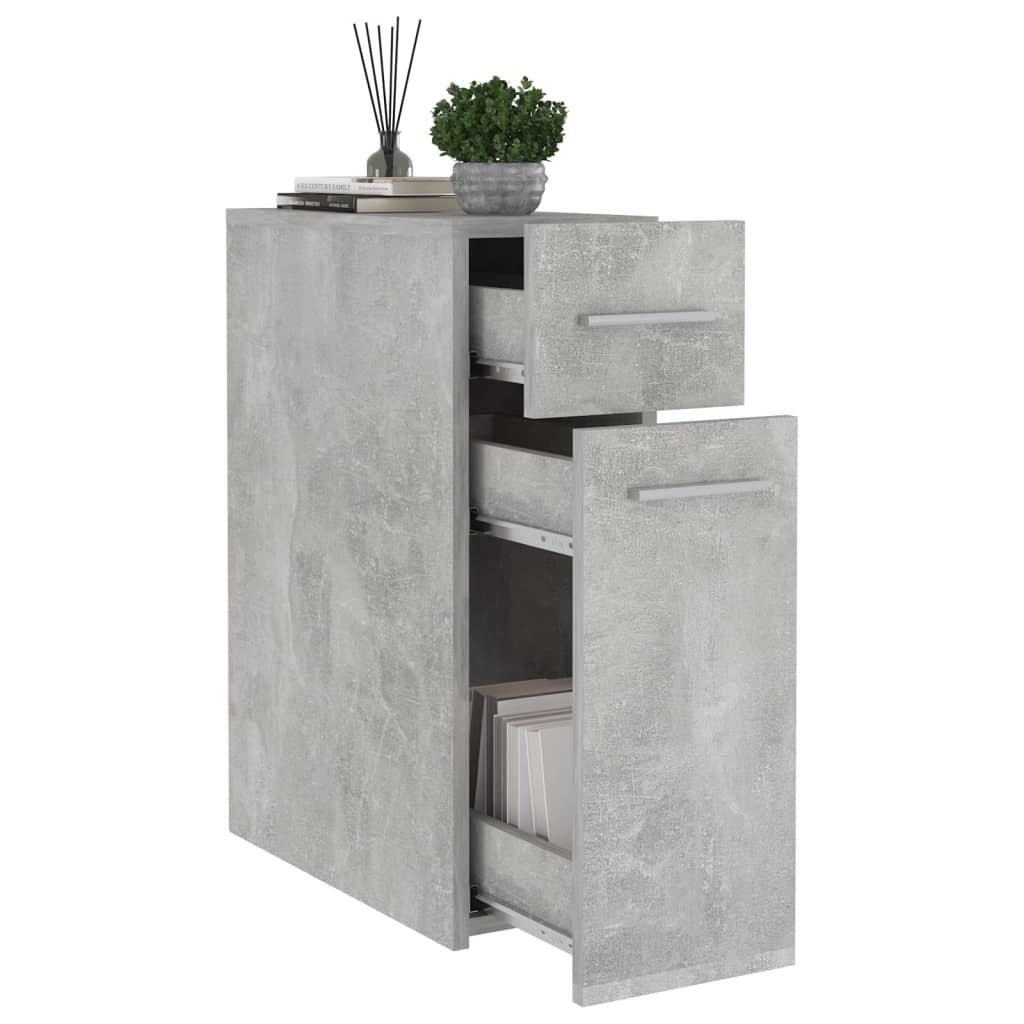 Apothekerschrank Betongrau 20x45,5x60 cm Holzwerkstoff - Pazzar.ch