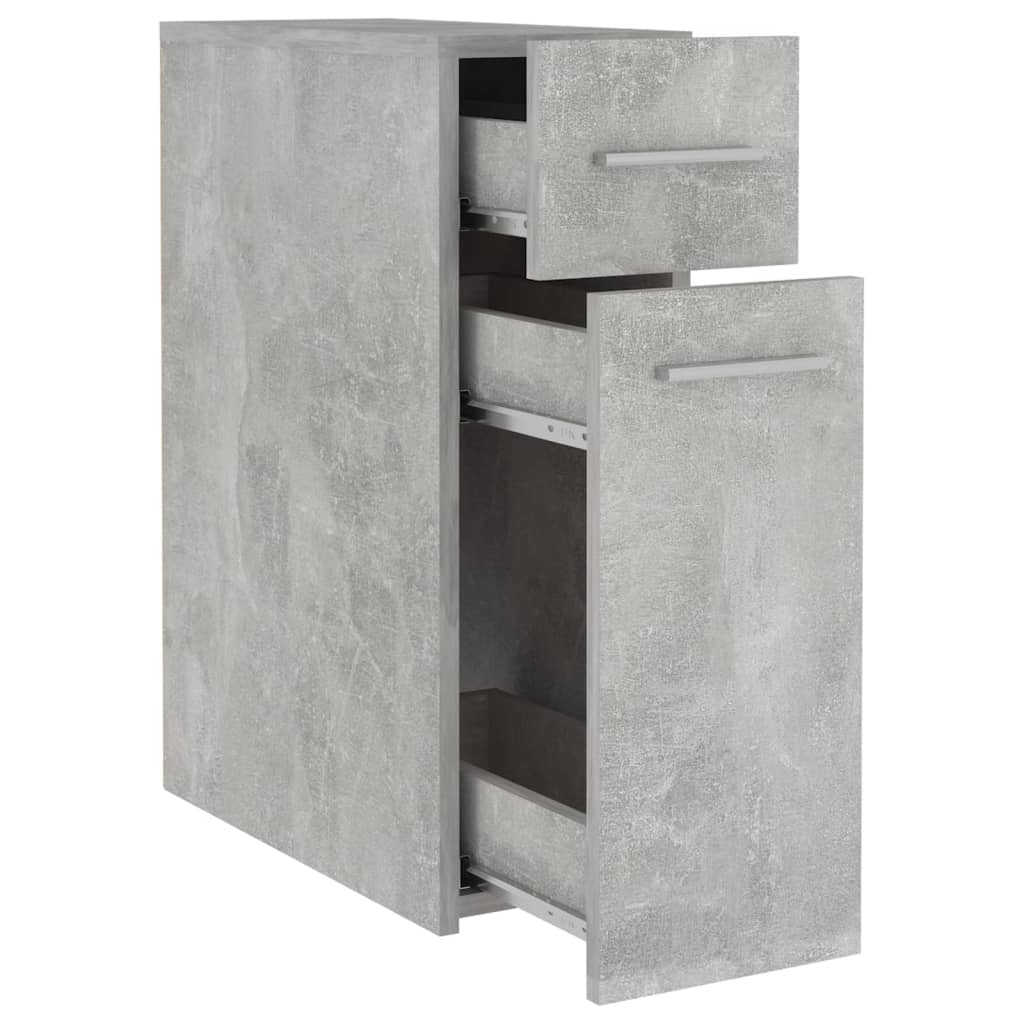 Apothekerschrank Betongrau 20x45,5x60 cm Holzwerkstoff - Pazzar.ch