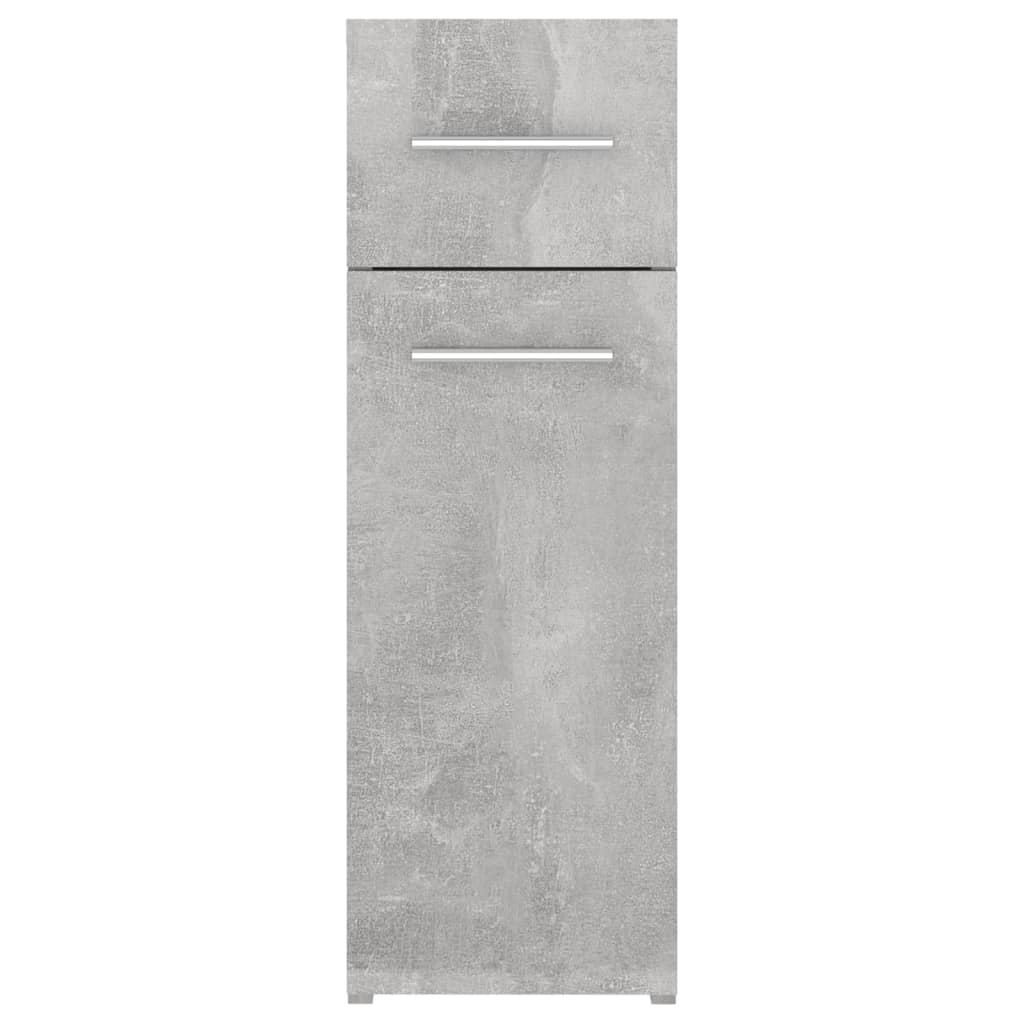 Apothekerschrank Betongrau 20x45,5x60 cm Holzwerkstoff - Pazzar.ch