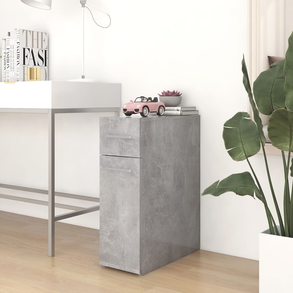 Apothekerschrank Betongrau 20x45,5x60 cm Holzwerkstoff - Pazzar.ch