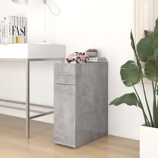 Apothekerschrank Betongrau 20x45,5x60 cm Holzwerkstoff - Pazzar.ch