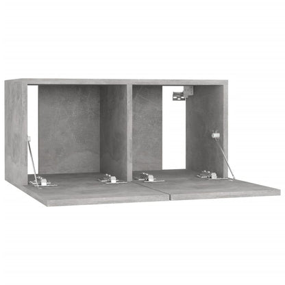TV-Hängeschrank Betongrau 60x30x30 cm - Pazzar.ch