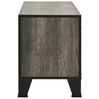 TV-Schrank Grau 105x36x47 cm Metall und MDF - Pazzar.ch