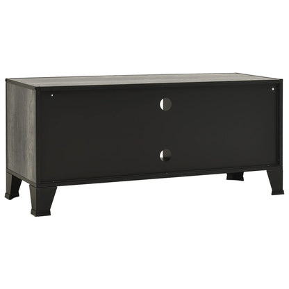 TV-Schrank Grau 105x36x47 cm Metall und MDF - Pazzar.ch