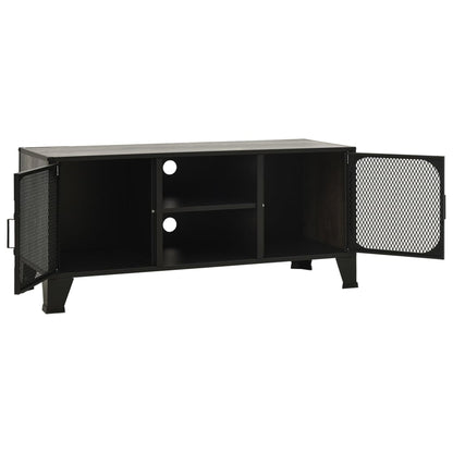 TV-Schrank Grau 105x36x47 cm Metall und MDF - Pazzar.ch