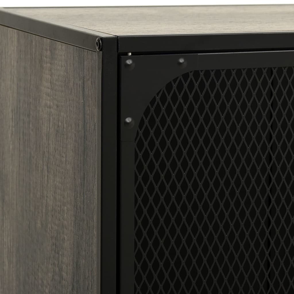 TV-Schrank Grau 105x36x47 cm Metall und MDF - Pazzar.ch